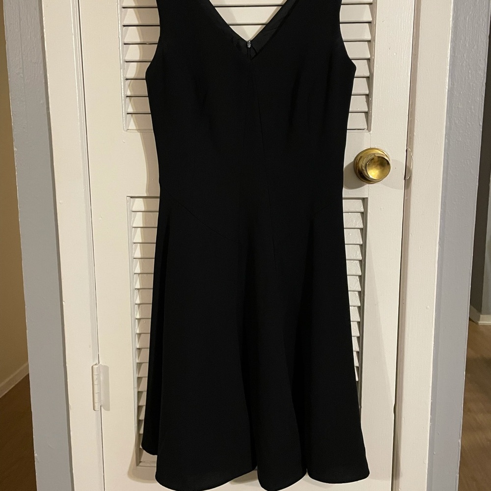 Talbots Black Dress Tea Length Size 4P